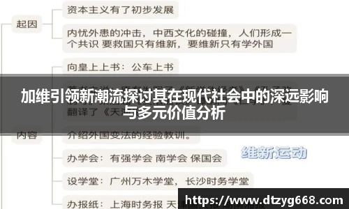星空体育网站加维引领新潮流探讨其在现代社会中的深远影响与多元价值分析